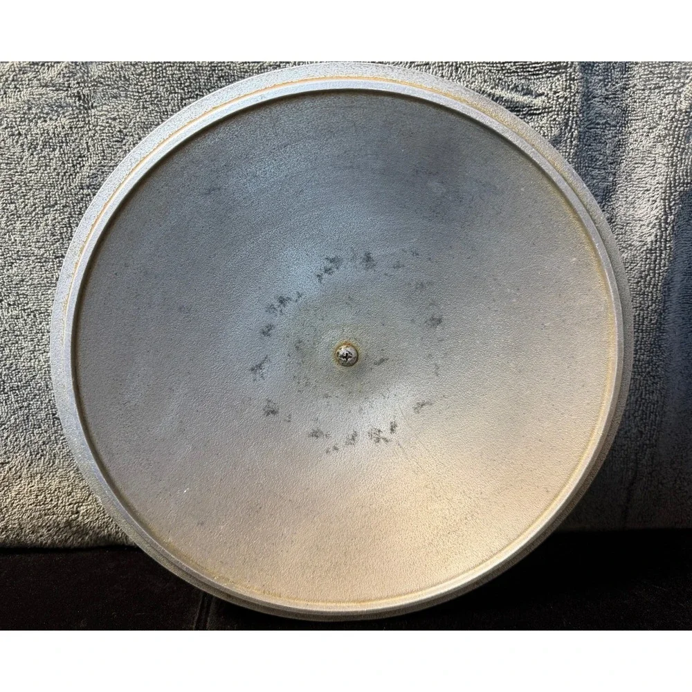 Vintage Regal Cast Aluminum Dutch Oven Pot with Lid Silver Grey Round Stockpot
